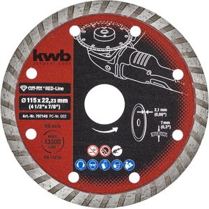 Trennscheibe kwb Cut-Fix Red-Line 797140, Bohrungs-Ø 22,23 mm