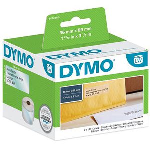 Produktbild für Dymo-Etiketten Dymo 99013, S0722410, transparent