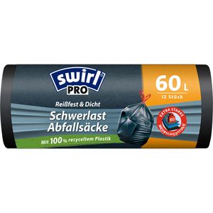 Produktbild für Müllsäcke Swirl Profi, Schwerlast, 60 Liter