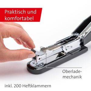 Produktbild für Heftgerät Novus B2, 020-1255, inkl. 200 Heftklammern
