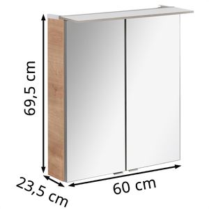 Produktbild für Spiegelschrank Fackelmann B.perfekt, 84102, asteiche