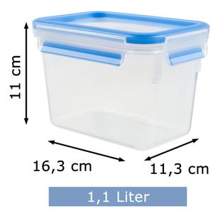 Produktbild für Frischhaltedose Emsa Clip&amp;Close 508541, aus Kunststoff