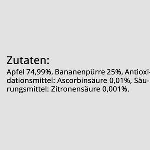 Produktbild für Fruchtpüree Hellma Apfel-Bananenmark, 99,9% Frucht