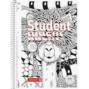 Produktbild für Collegeblock Brunnen ZENart, Lama, 106742702, A4