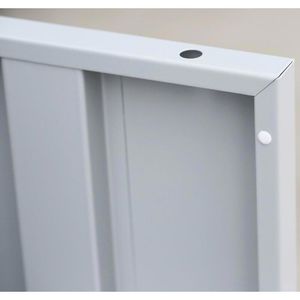 Produktbild für Schließfachschrank Lüllmann 525500, lichtgrau