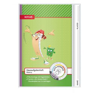 Hausaufgabenheft Roth Kompass, A5