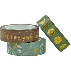 Produktbild für Washi-Tape Papierdrachen Motivation, grün