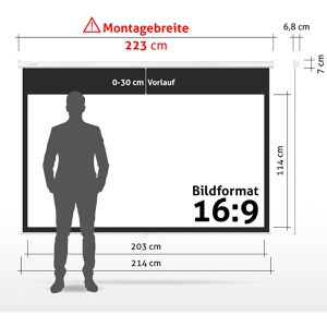 Produktbild für Beamer-Leinwand ESMART Professional MIROLO