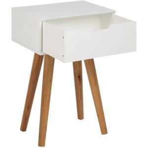 Produktbild für Nachttisch AC-Design Mitra, weiß