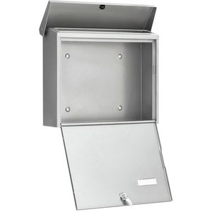 Produktbild für Briefkasten Burg-Wächter Journal 5867 Si, silber, aus Stahl