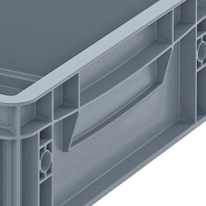 Produktbild für Eurobox AUER EG 43/12 HG, grau, 10 Liter