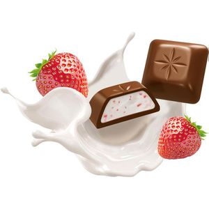 Produktbild für Tafelschokolade Schogetten Joghurt-Erdbeer