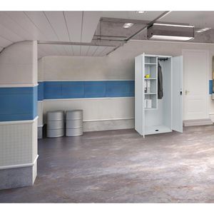 Produktbild für Mehrzweckschrank CP-Möbel Classic Plus, abschließbar, grau