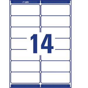 Produktbild für Adressetiketten Zweckform L7163-250, weiß