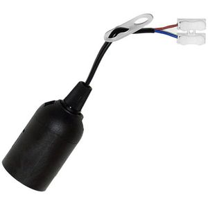 Produktbild für Lampenfassung LEDmaxx schwarz