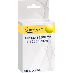 Produktbild für Tinte Böttcher-AG für Brother LC-125XLY