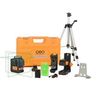 Kreuzlinienlaser geo-FENNEL 534640 FLG6X-GREEN MAXI-SET 3x360°