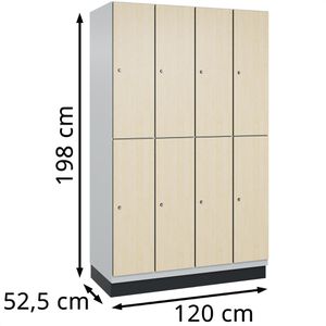 Produktbild für Spind CP-Möbel Cambio, ahorn