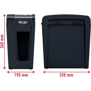 Produktbild für Aktenvernichter Rexel 2020126EU Secure X8-SL Slimline, schwarz