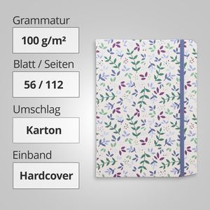 Produktbild für Notizbuch Filofax Garden Sunrise, 115115, Karton Hardcover