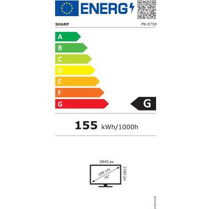 Produktbild für Digital-Signage Sharp MultiSync E759, 75 Zoll