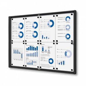 Produktbild für Schaukasten Showdown-Displays Economy, schwarz, innen