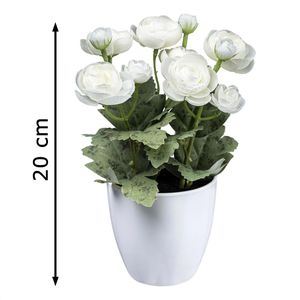 Produktbild für Kunstblume Creativ-green Ranunkel