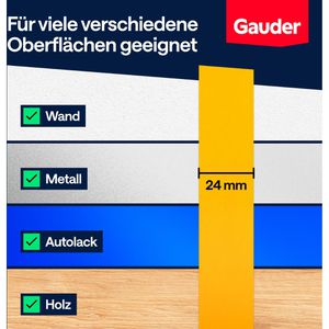 Produktbild für Kreppband Gauder Goldband