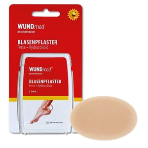 Produktbild für Pflaster WUNDmed Blasenpflaster Ferse, 3 Strips