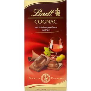 Tafelschokolade Lindt Cognac Vollmilch