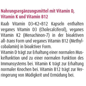 Produktbild für Vitamin-D Raab-Vitalfood 60 Kapseln