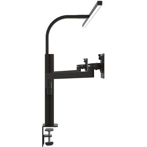 Produktbild für Schreibtischlampe Unilux Axio&amp;Strata, mit 2x Monitorhalterung