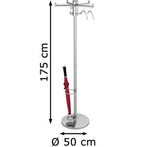 Produktbild für Garderobenständer Kerkmann Stilo, 6903 silber