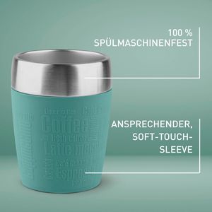 Produktbild für Thermobecher Emsa Travel Cup 514516, petrol