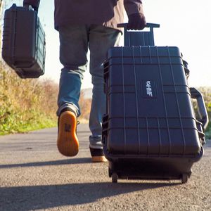 Produktbild für Transportkoffer HMF ODK400, abschließbar, aus Kunststoff