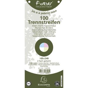 Produktbild für Trennstreifen Exacompta 13495B Forever, farbig sortiert