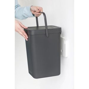 Produktbild für Mülleimer Brabantia 109805 Sort &amp; Go, grey