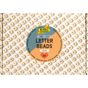 Produktbild für Perlen Folia 22998 Buchstaben-Perlen Jumbo, Schmuckherstellung
