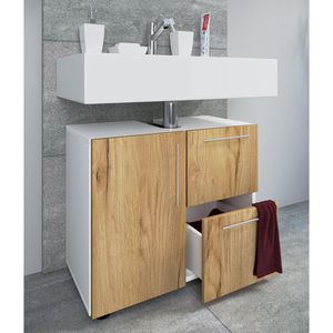 Produktbild für Waschbeckenunterschrank VCM Flandu 919451, stehend