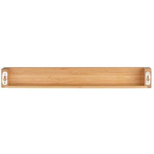 Produktbild für Wandregal Wenko Bambusa, 24743100, braun
