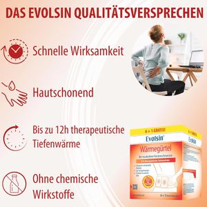 Produktbild für Wärmegürtel Evolsin 590257, bis zu 12 Stunden