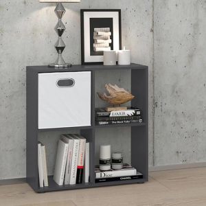 Produktbild für Bücherregal Vicco Tetra, grau