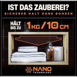 Produktbild für Doppelseitiges-Klebeband BAURIX Nano-Tape
