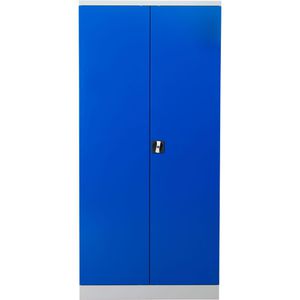 Produktbild für Werkzeugschrank G-Office FLC.196/NV, aus Metall, grau / blau