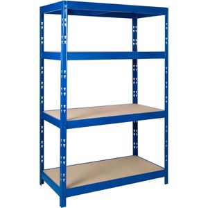 Schwerlastregal pro-bau-tec 10237, 4 Holzböden