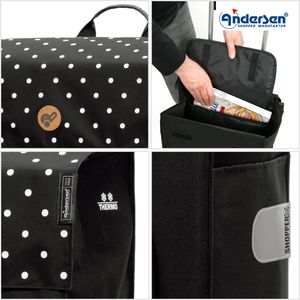 Produktbild für Einkaufstrolley Andersen Quattro Shopper Malit, klappbar
