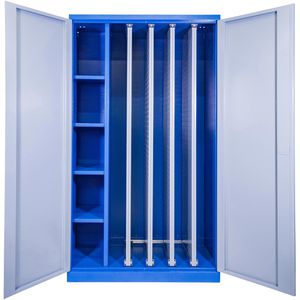 Werkzeugschrank Güde VAS T02 40716, aus Metall, blau / grau