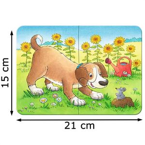 Produktbild für Puzzle Ravensburger 06951, Niedliche Haustiere