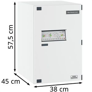 Produktbild für Paketbriefkasten Burg-Wächter eBoxx EASY+ E 635 W