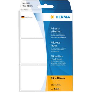 Produktbild für Adressetiketten Herma 4301, weiß
